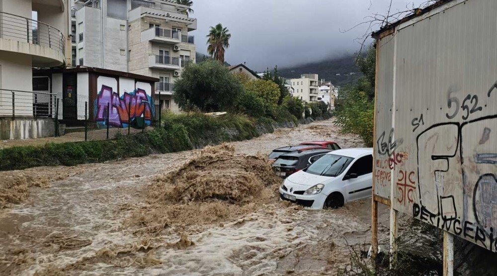 Posljedice kiše u Budvi