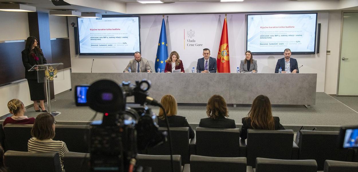 Sa predstavljanja Prijedloga budžeta za 2026. (Foto: Vlada Crne Gore)
