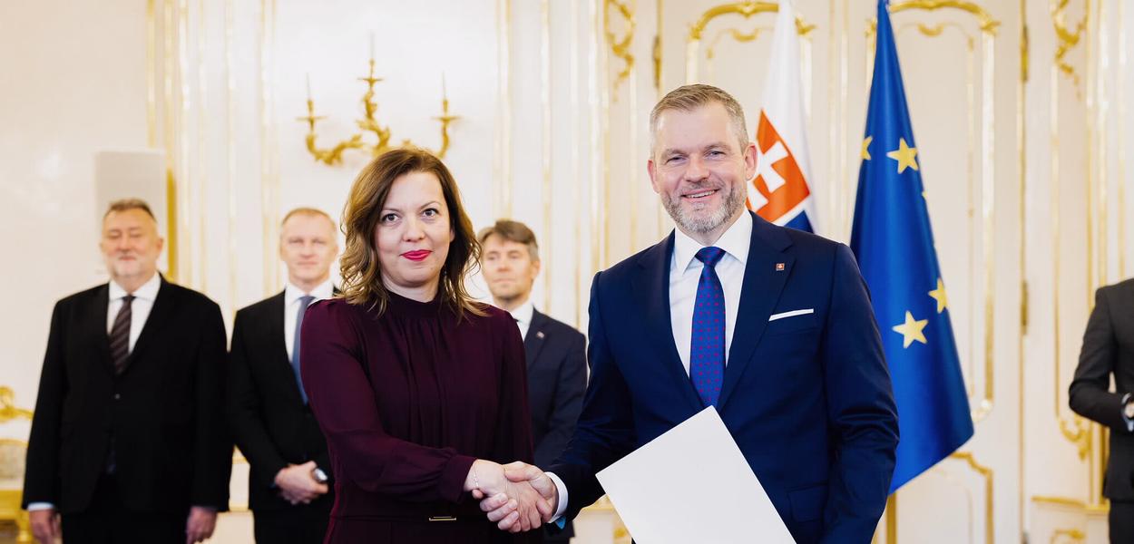 Stanica Anđić i Peter Pelegrini (Foto: Ministarstvo vanjskih poslova)