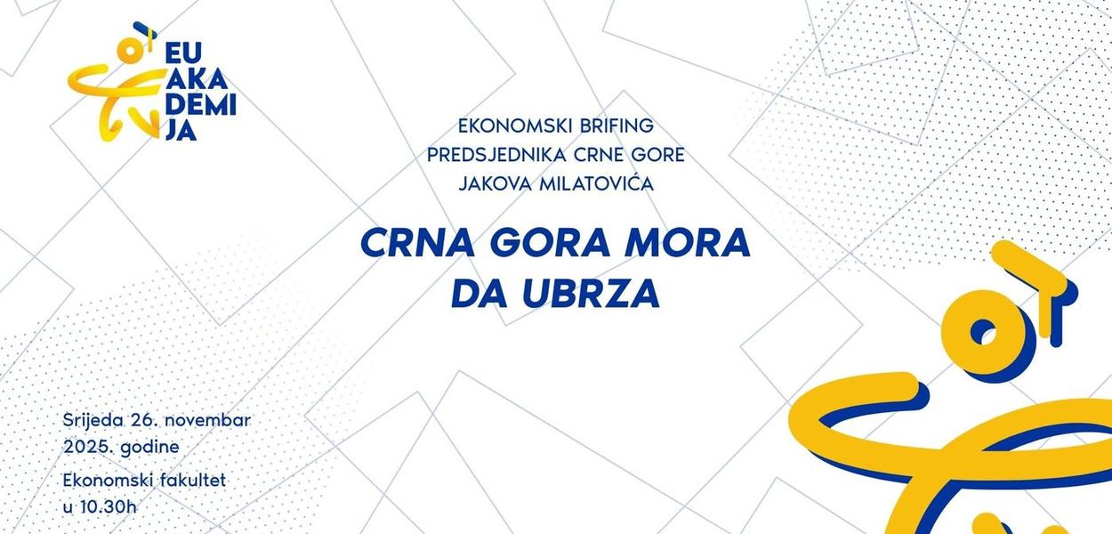 Ekonomski brifing Milatovića (Foto: Kabinet predsjednika Crne Gore)