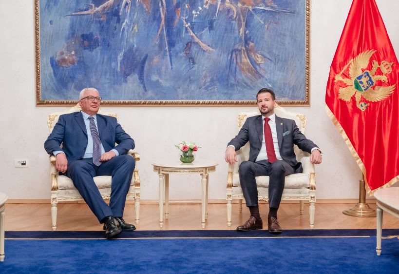Mandić i Milatović (Foto: Kabinet predsjednika Crne Gore)