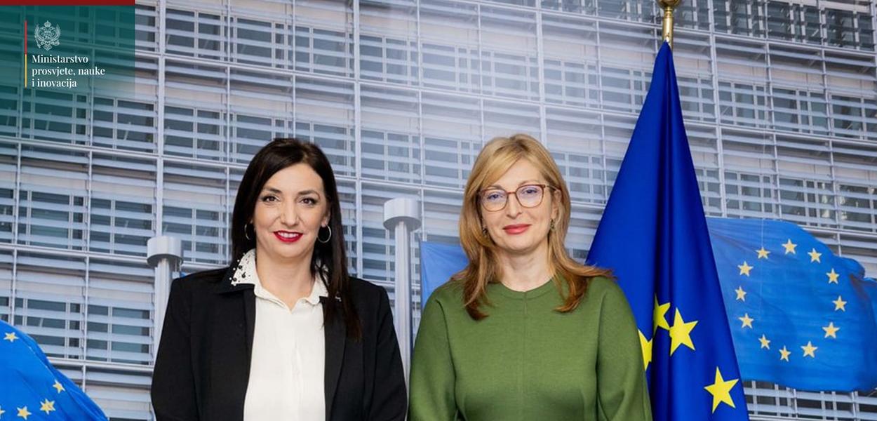 Jakšić-Stojanović i Zaharieva (Foto: Ministarstvo prosvjete, nauke i inovacija)