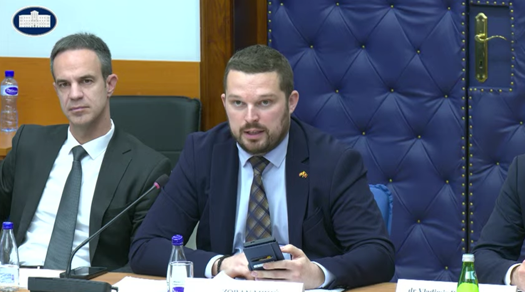 Zoran Mikić (Foto: Skupština Crne Gore/Youtube)