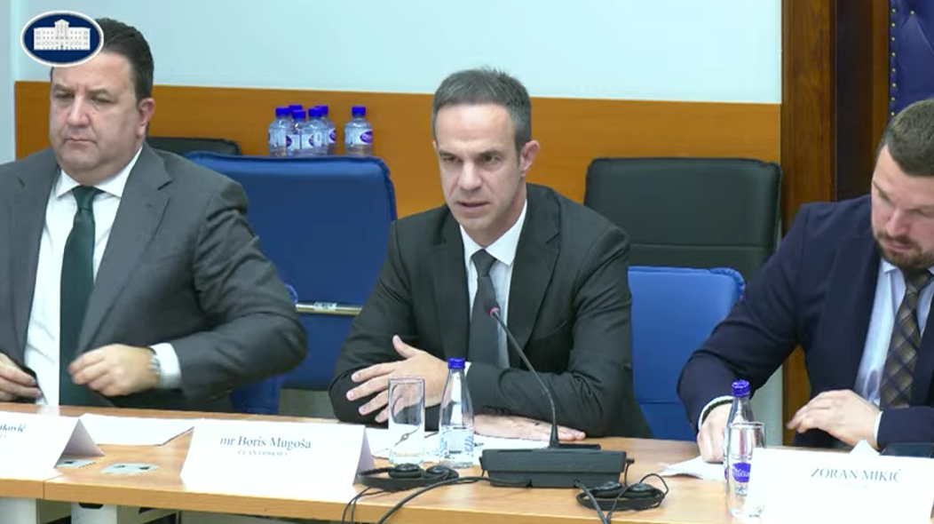 Boris Mugoša (Foto: Skupština Crne Gore/Youtube)