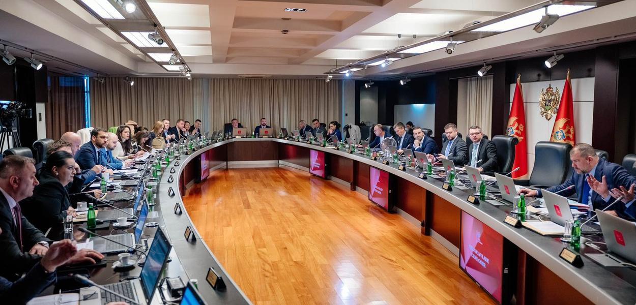 Sa prethodne sjednice Vlade (Foto: Vlada Crne Gore/Bojan Gnjidić)