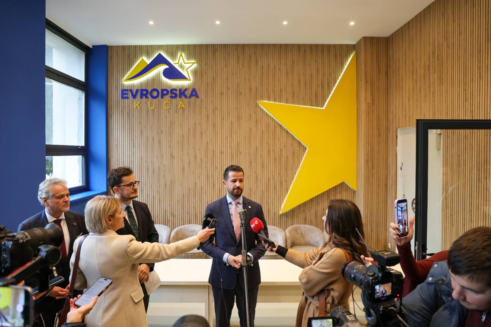 Jakov Milatović na otvaranju Evropske kuće