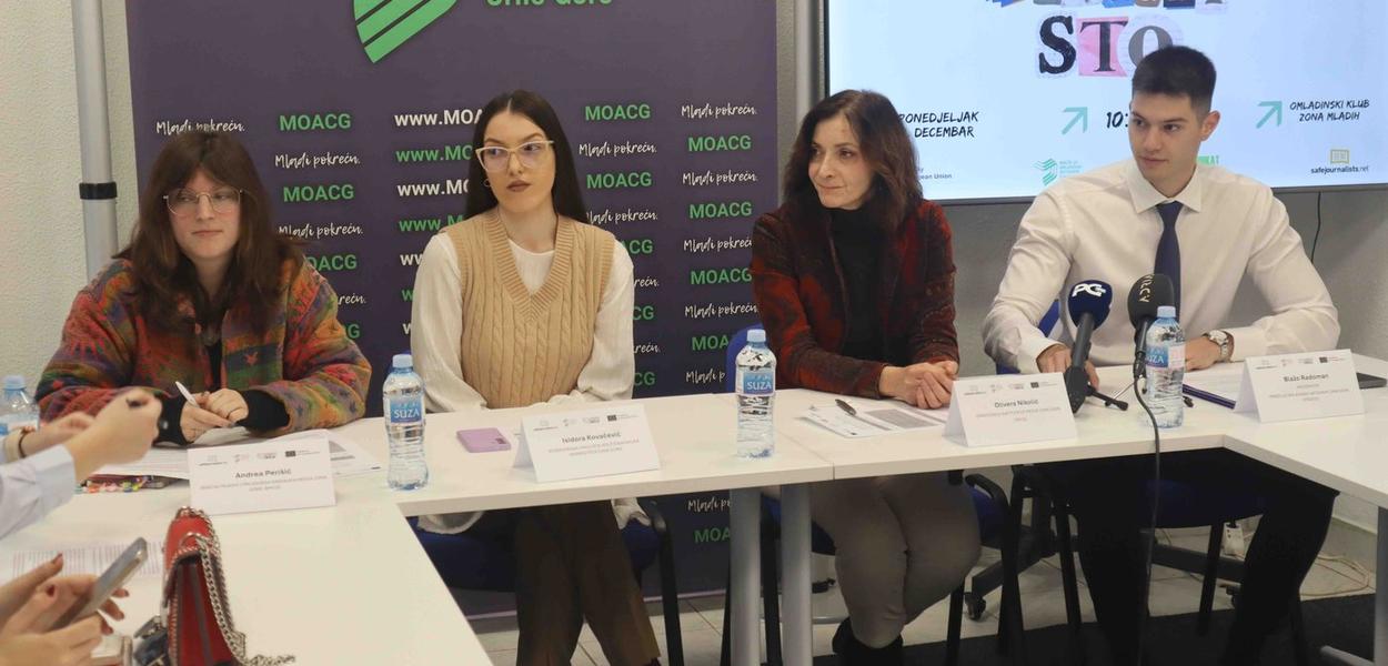 Sa okruglog stola (Foto: Mreža za omladinski aktivizam Crne Gore)