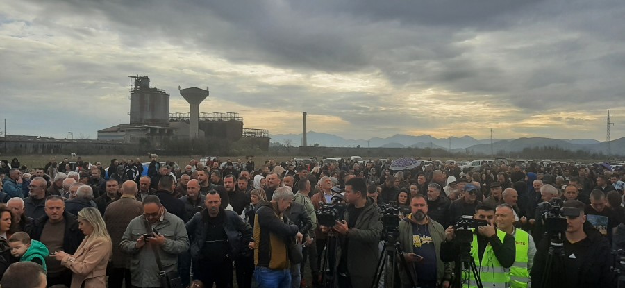 Sa protesta u Botunu (Foto: RTCG)