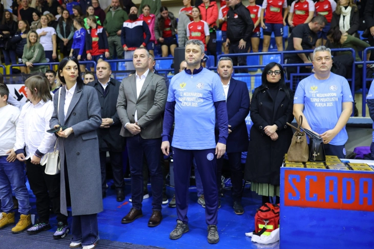 Šćekić na turniru prijateljstva u Pljevljima (Foto: Ministarstvo sporta)