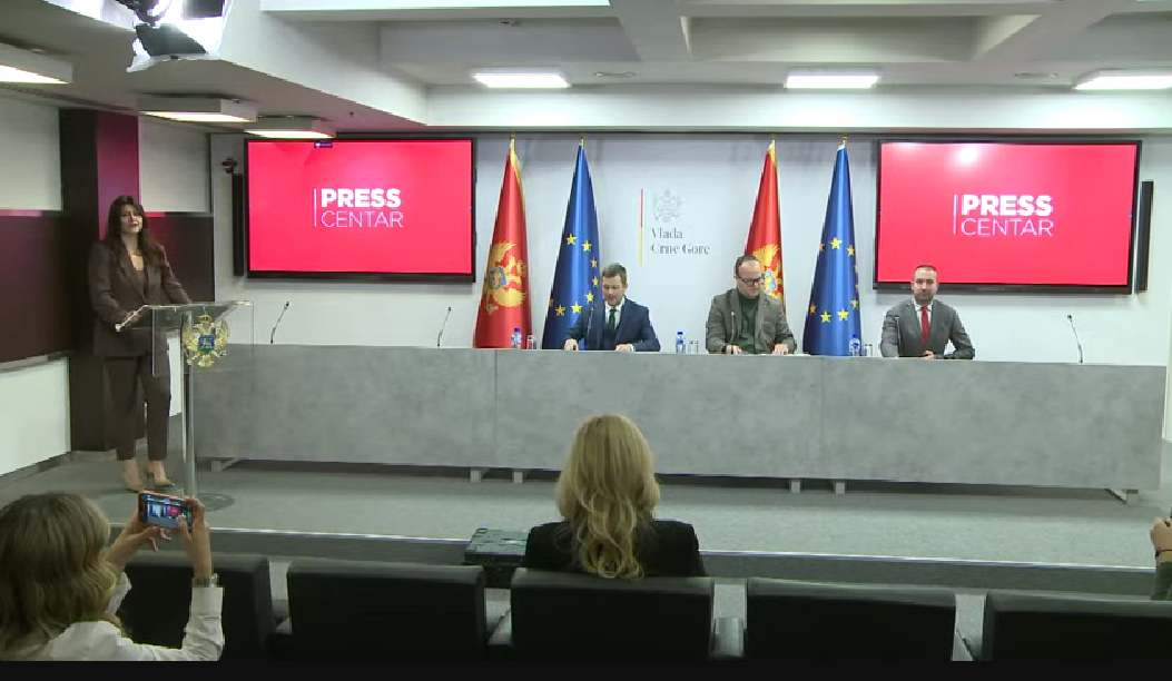 Sa konferencije za medije (Foto: Vlada Crne Gore/Youtube)