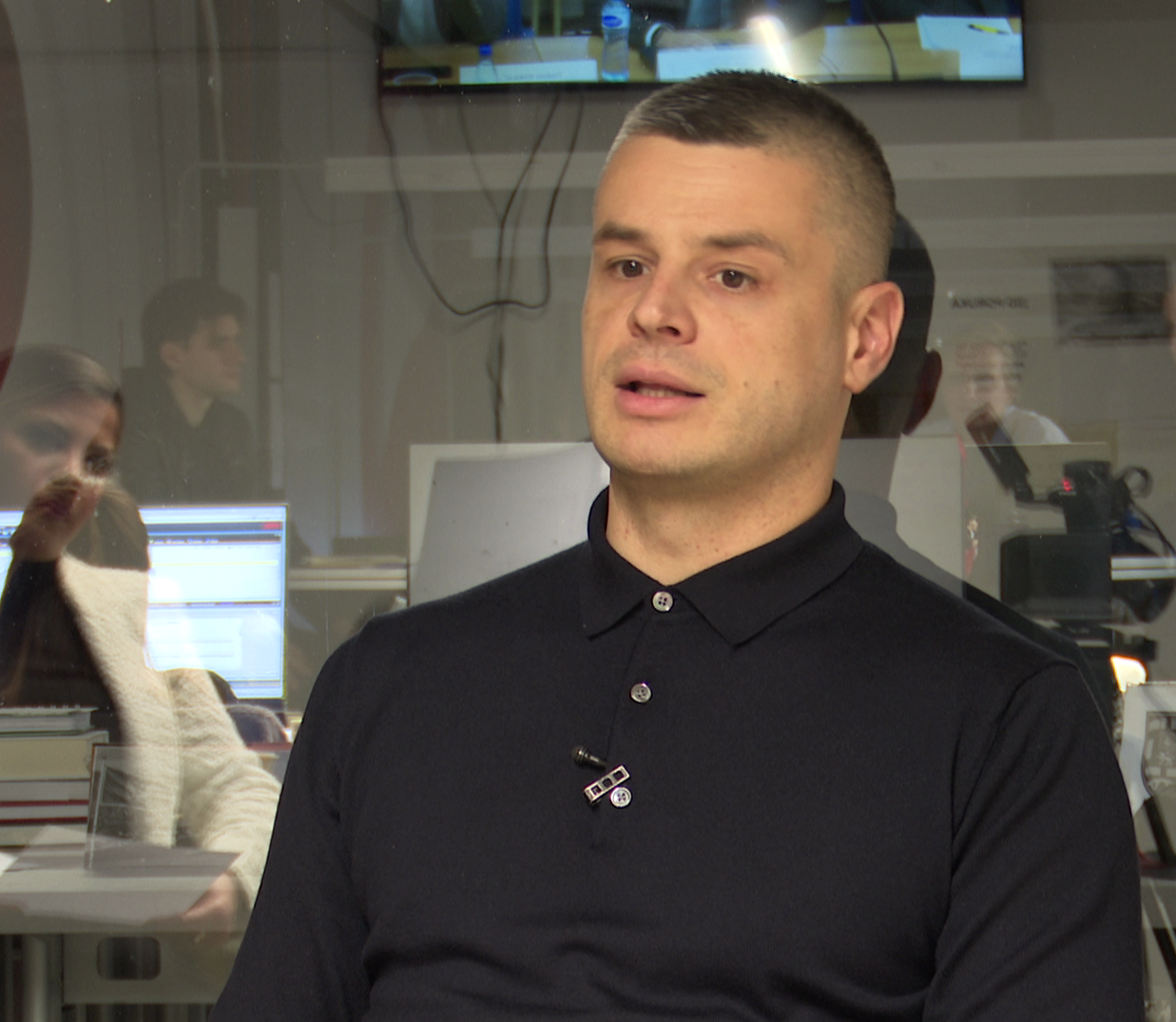 Advokat Stefan Jovanović (Foto: TV E)