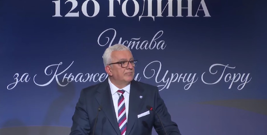 Andrija Mandić (Foto: Skupština Crne Gore/Jutjub)