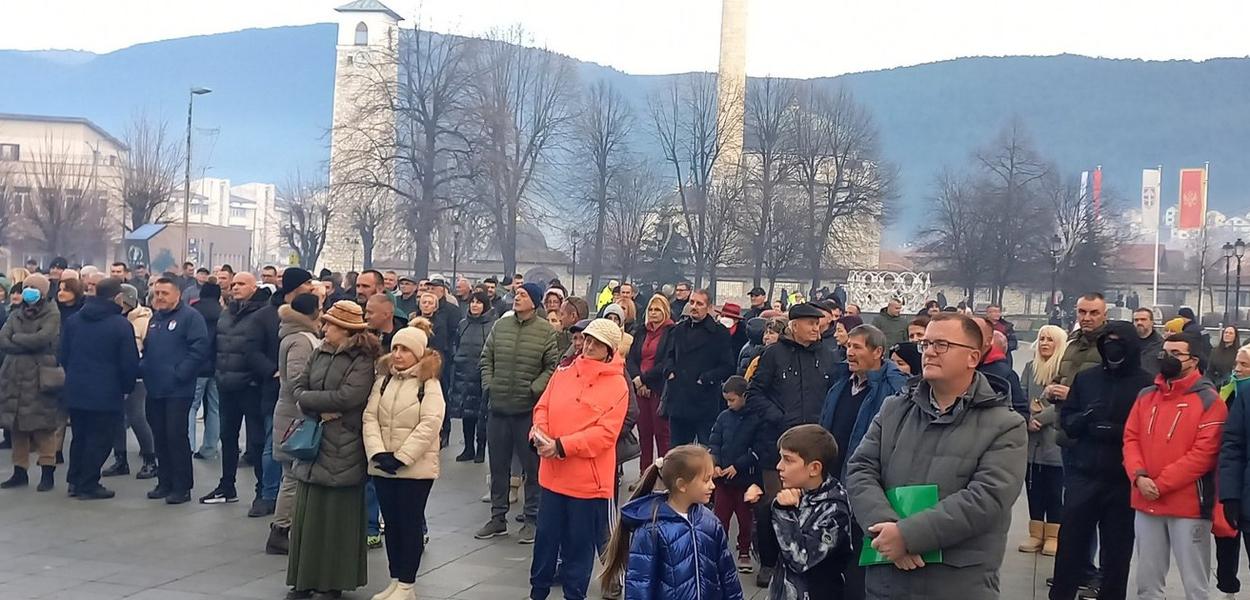 Sa protesta u Pljevljima