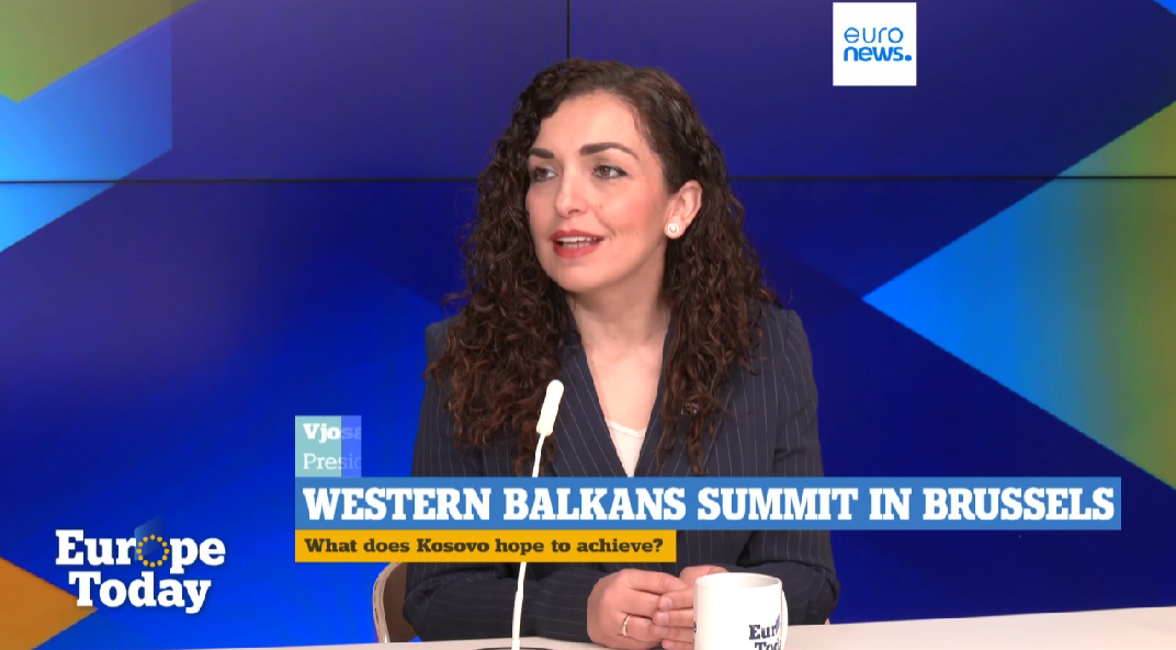 Vjosa Osmani (Foto: Euronews)