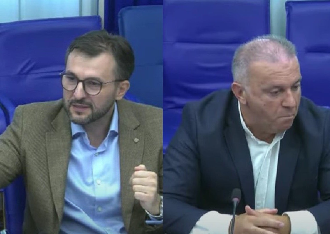 Sekula Raičević i Veselin Šćepanović (Foto: Skupština Crne Gore/Jutjub)