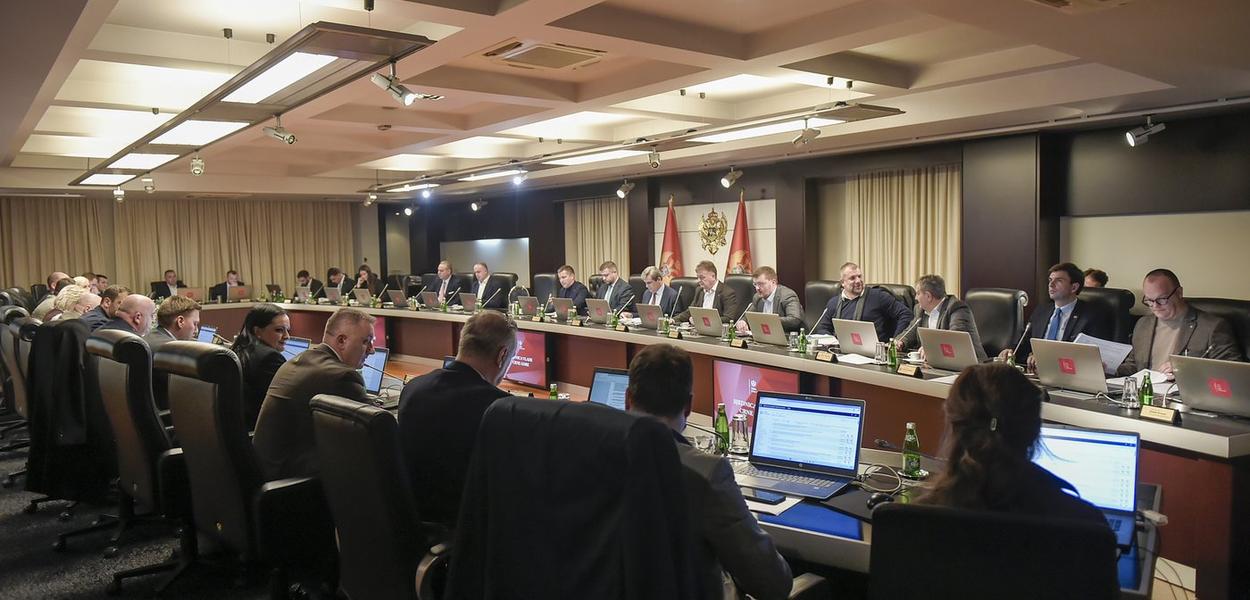 Sa današnje sjednice (Foto: Vlada Crne Gore/Saša Matić)