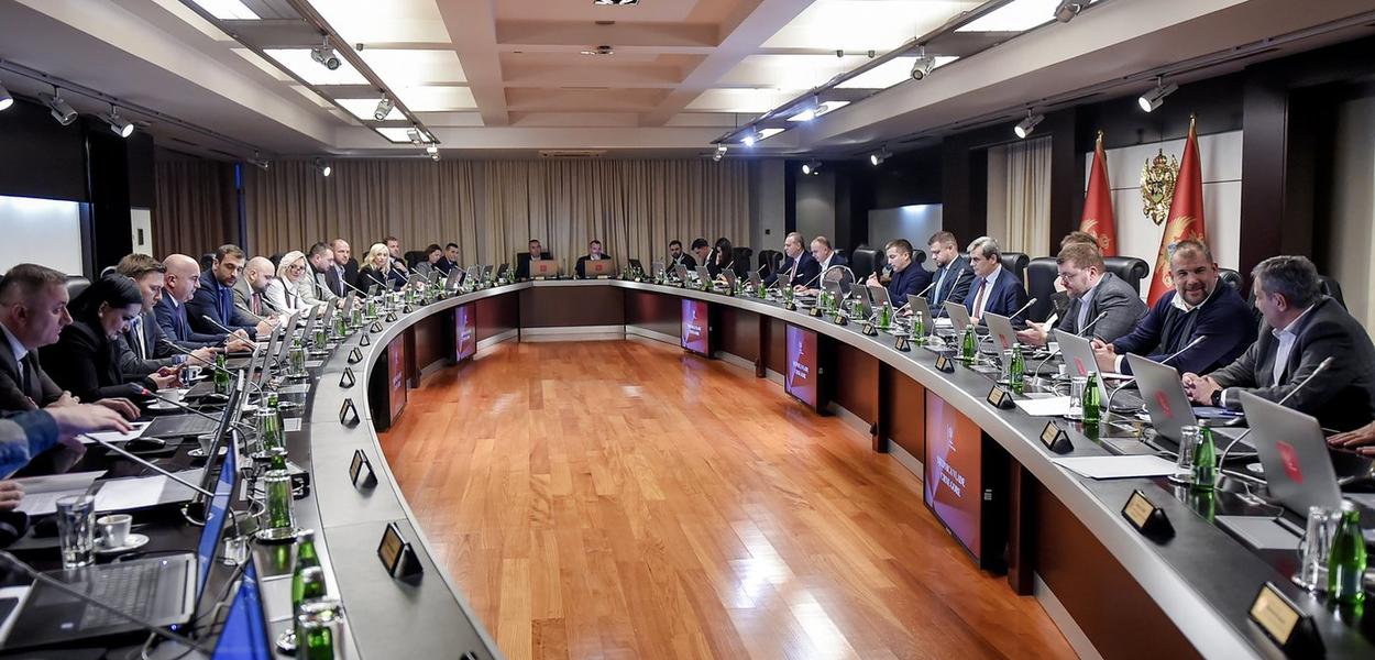 Sa današnje sjednice (Foto: Vlada Crne Gore/Saša Matić)