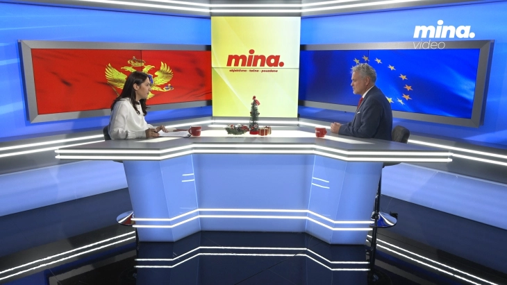 Johan Satler u studiju Agencije MINA (Foto: MINA)