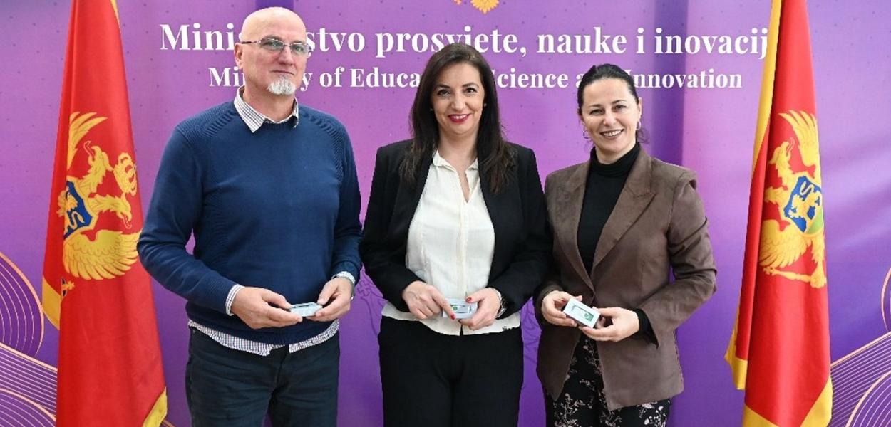 Sa uručenja (Foto: Ministarstvo prosvjete, nauke i inovacija)