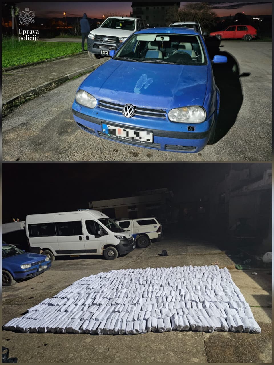 Pronađeni duvan u Zeti (Foto: Uprava policije)