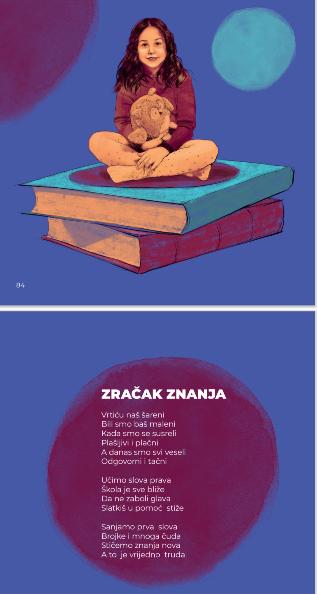 Iz dvojeznične zbirke dječije poezije -Zvijezde u haljinicama-Zvezdice v oblekicah-