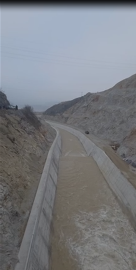 Novo korito Ćehotine probno pušteno u rad (Foto: Portal ETV)