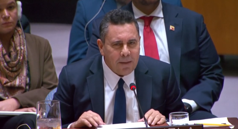 Semjuel Monkada u UN (Foto: Stop kadar)