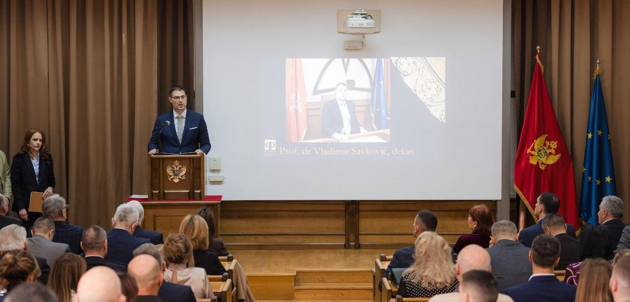 Sa svečanosti na Pravnom fakultetu (Foto: Pravni fakultet Crne Gore)