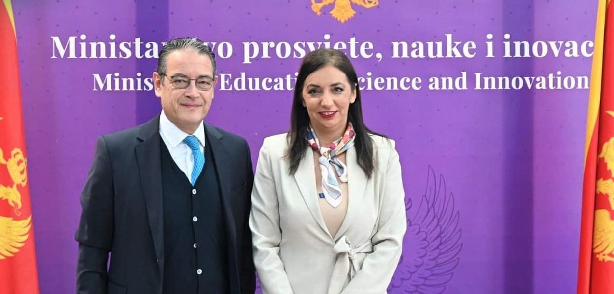 Kalkavan i Jakšić Stojanović (Foto: Ministarstvo prosvjete, nauke i inovacija)