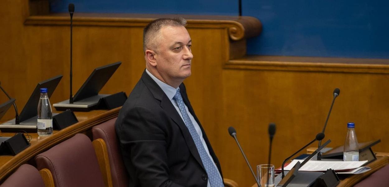 Damir Gutić (Foto: Skupština Crne Gore - stop kadar)