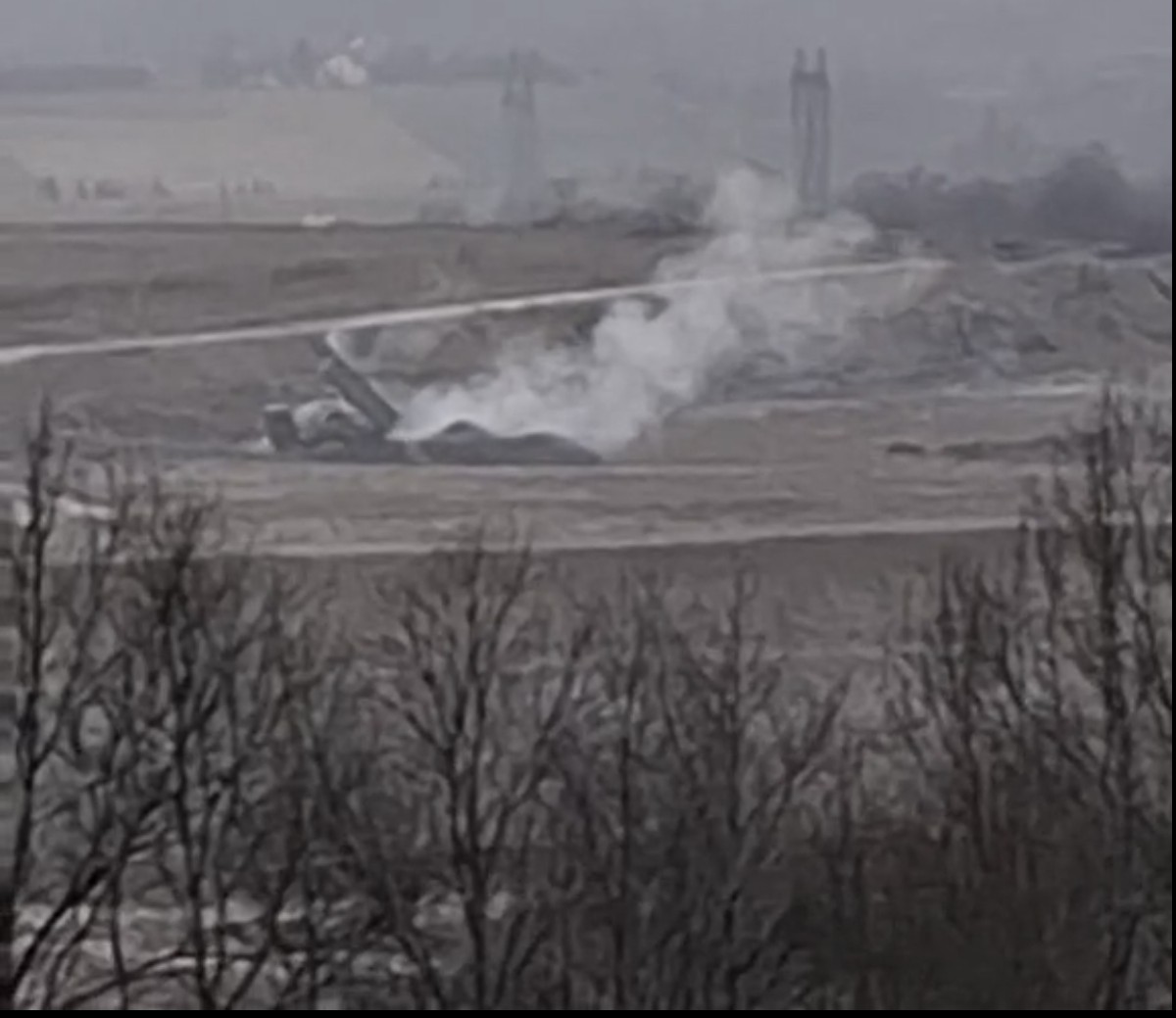 Deponovanje pepela i šljake u oblacima dima