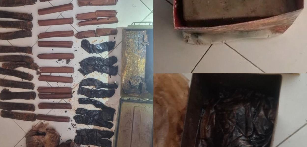 Oduzeti dinamit (Foto: Uprava policije)