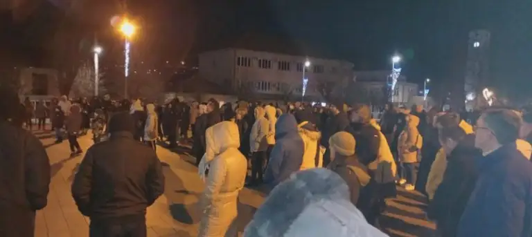 Sa protesta u Pljevljima