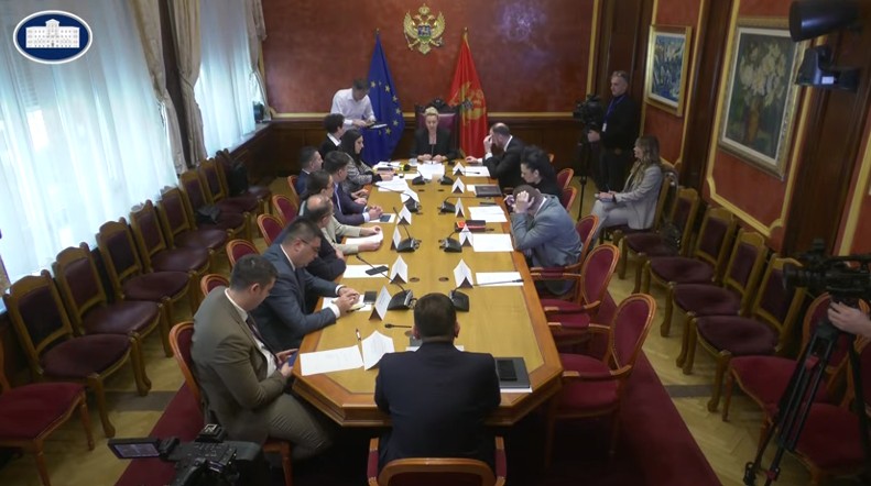 Sa sjednice Ustavnog odbora (Foto: Skupština Crne Gore/Jutjub)