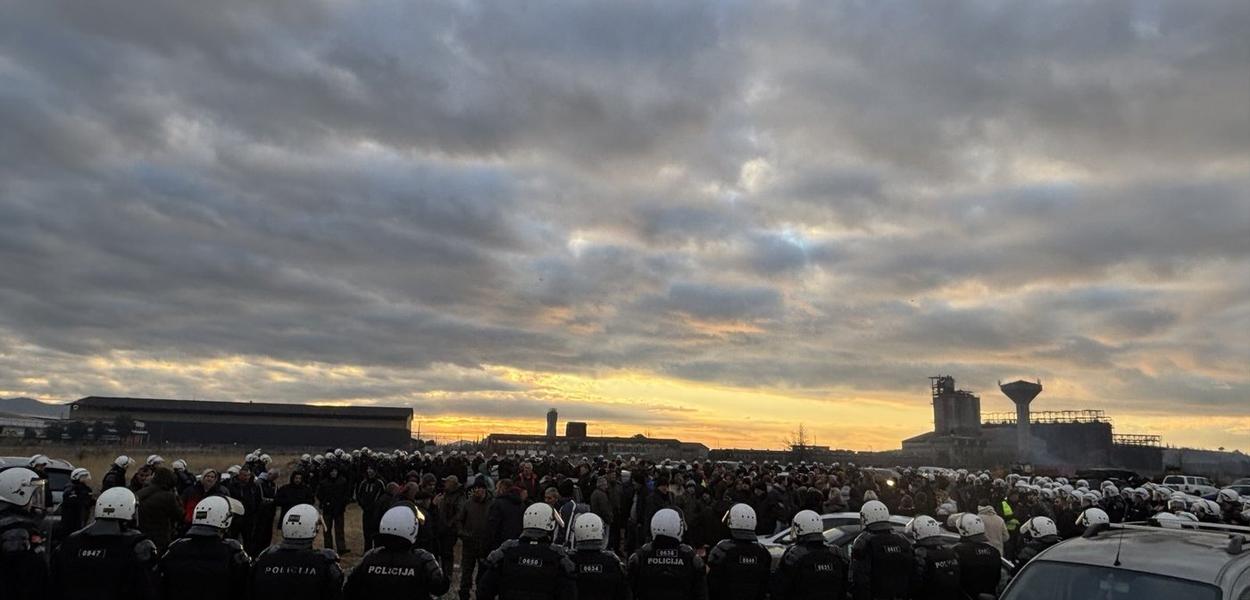 Policija u Botunu (Foto: Portal ETV/Ana Šofranac)