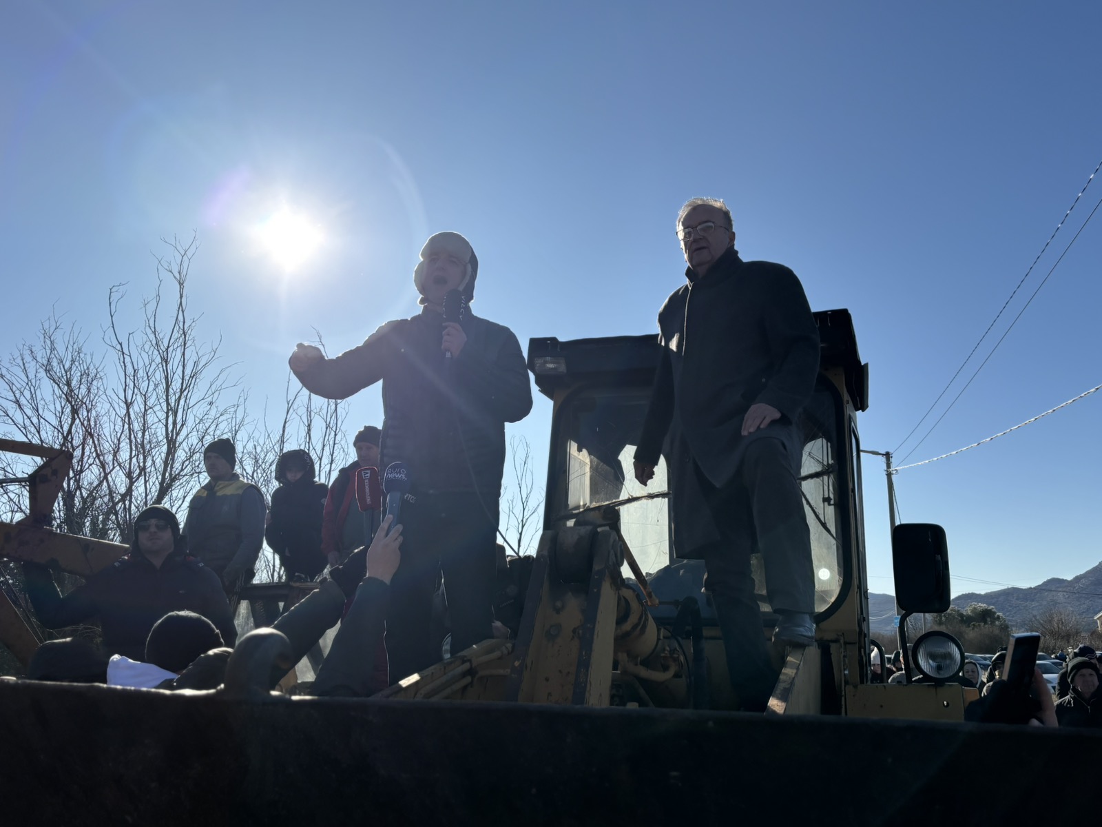 Milan Knežević na traktoru 