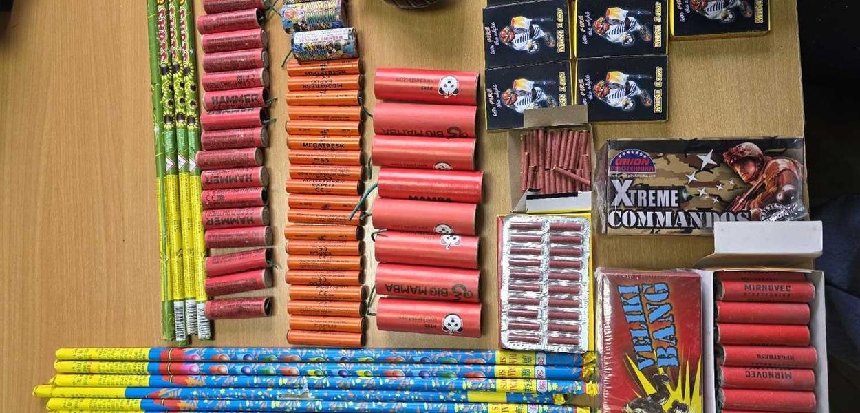 Petarde zaplijenjene u Bijelom Polju (Foto: Uprava policije)