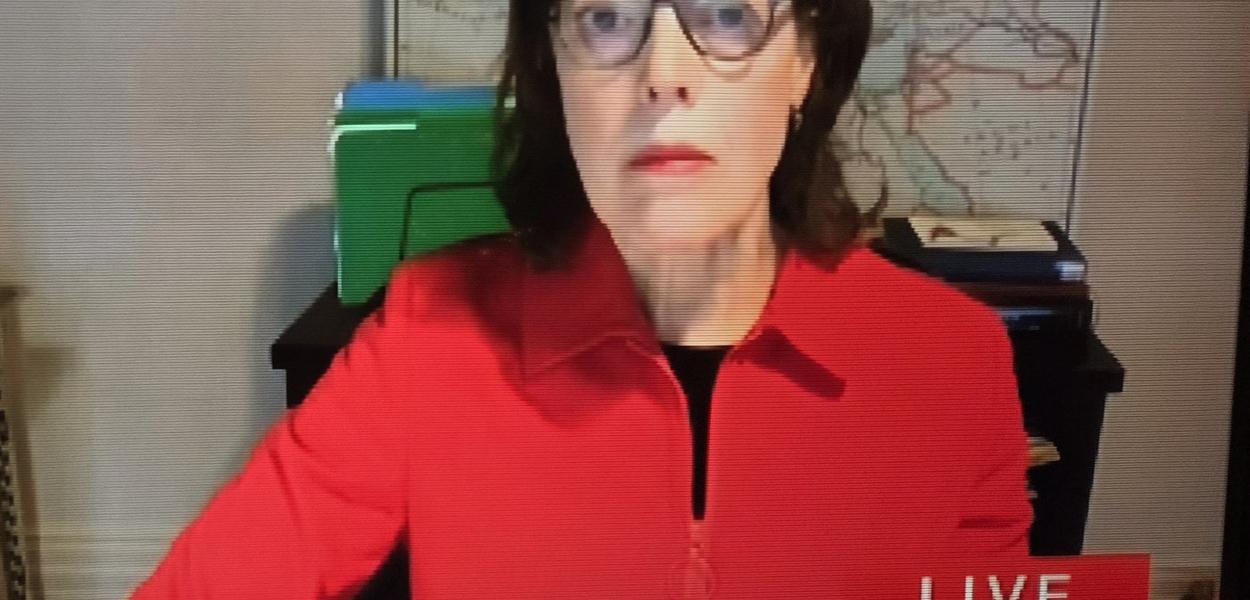 AMERIČKA AKCIJA U VENECEUELI JE KRŠENJE MEĐUNARODNOG PRAVA: Meri Elen O'Konor (Foto: CNN Screen shot Portal ETV )