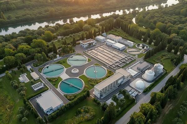 KOME SMETA ČISTIJA SREDINA: Skica postrojenja za prečišćavanje otpadnih voda u Botunu