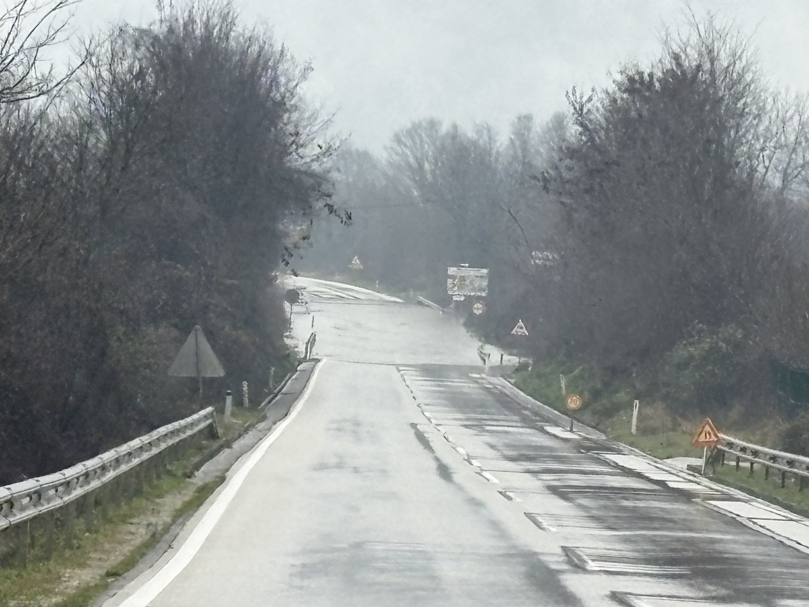 Zatvoren magistralni putni pravac Danilovgrad - Nikšić u mjestu Orja Luka