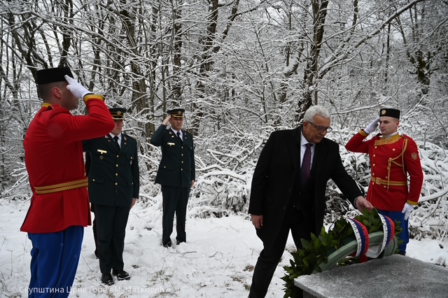 Mandić polaže vijence