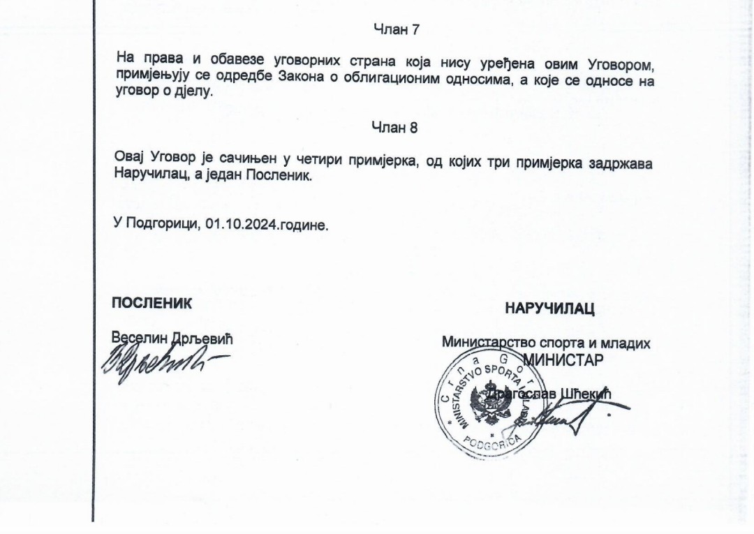 DOKAZ: Potpisi Drljevića i Šćekića