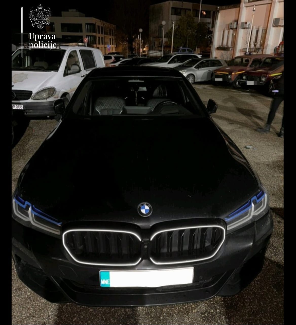 BMW oduzet od operativno interesantne osobe (Foto: Uprava policije)