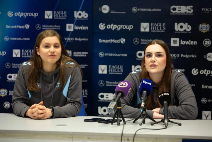 Nina Ramusović i Ivana Godeč (Foto: ŽRK Budućnost)