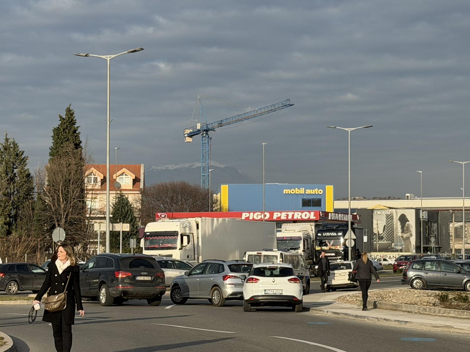 Blokada puta prema Cetinju i primorju