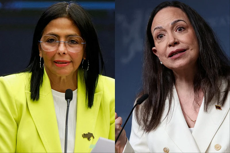 Delsi Rodrigez se doživljava kao "čvrsta članica starog režima", a Marija Korina Mačado je imala istaknutu ulogu zbog svoje uporne borbe za demokratiju u Venecueli (Foto: Klix.ba)