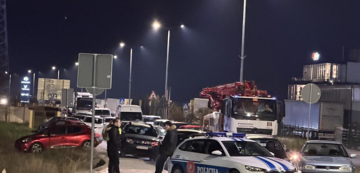 Blokada u Donjoj Gorici (Foto: Portal ETV/Miraš Dušević)