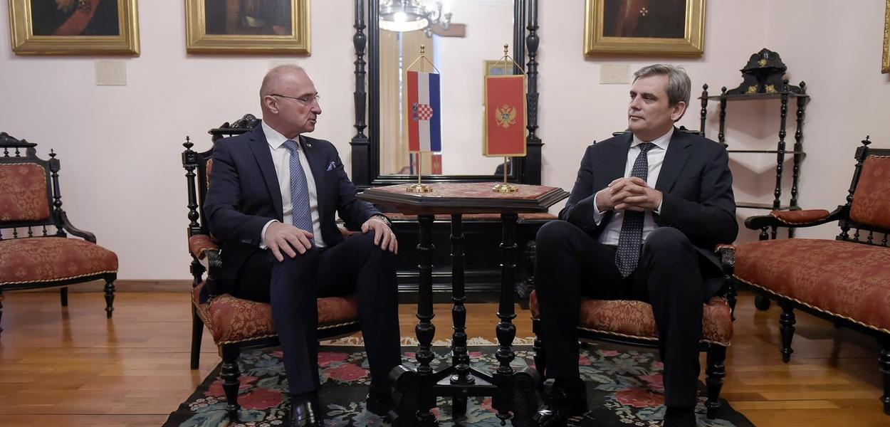 Grlić Radman i Ibrahimović (Foto: Vlada Crne Gore)