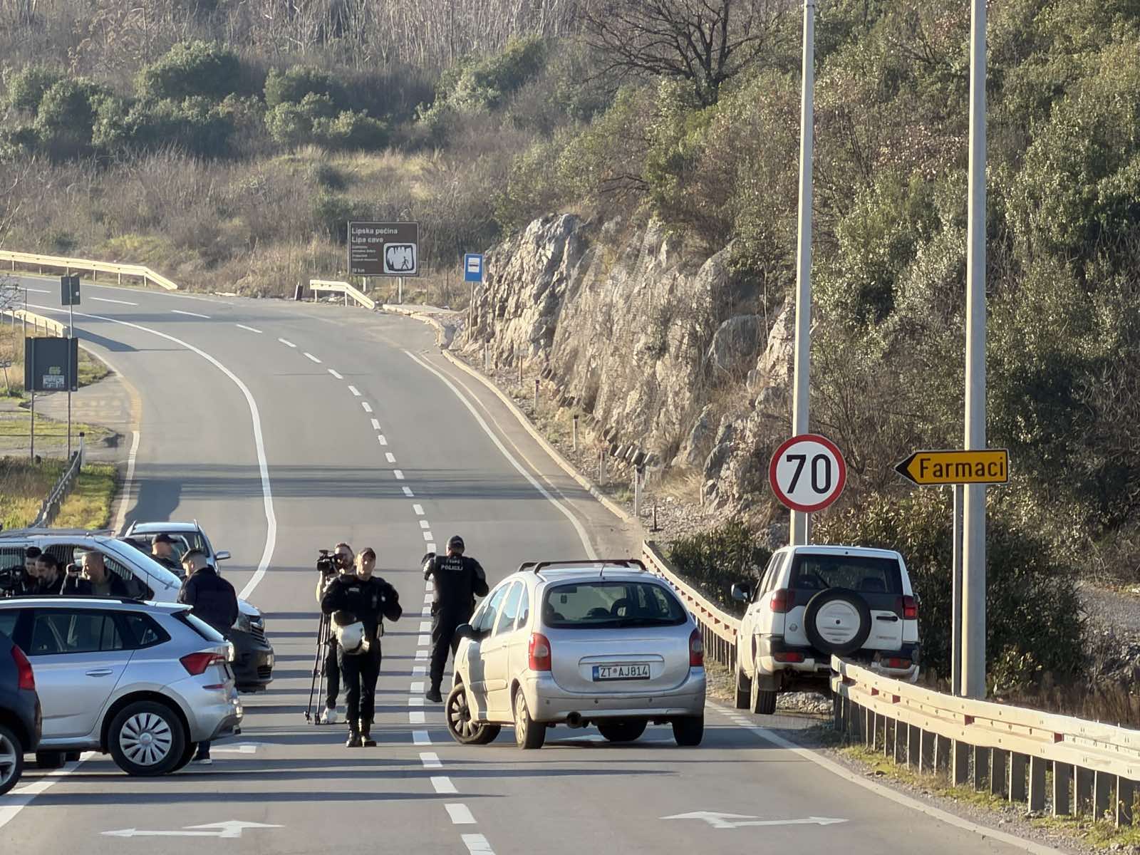 Blokada na putu ka Cetinju
