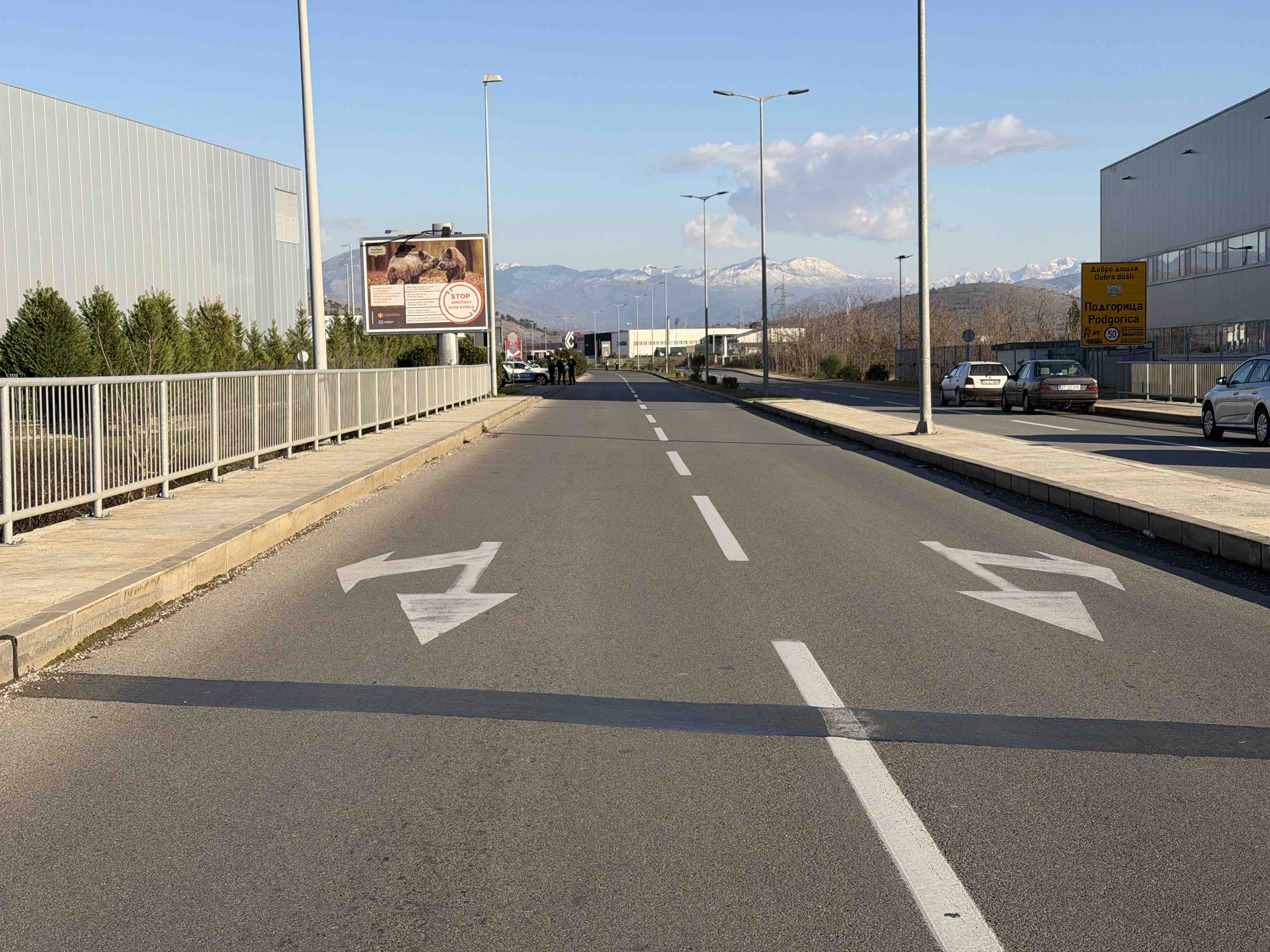 Blokada mosta na Sitnici